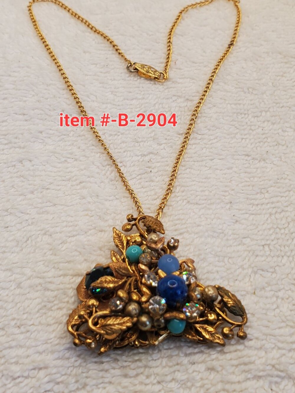 1 Vintage MIRIAM HASKELL Necklace, item # B-2904, wt. 24 grams.